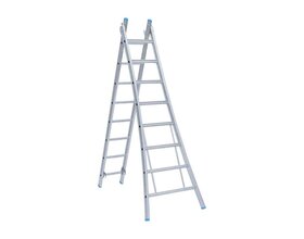 Eurostairs Reform ladder dubbel uitgebogen 2x9 sporten