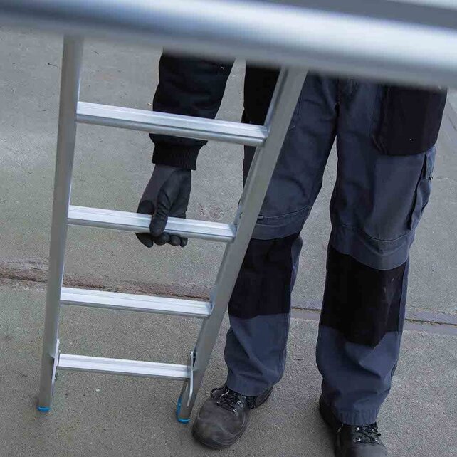 Eurostairs Reform ladder dubbel uitgebogen 2x10 sporten