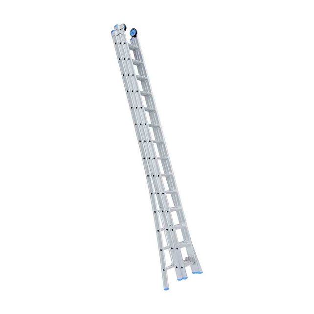 Eurostairs Reform ladder driedelig uitgebogen 3x7 sporten
