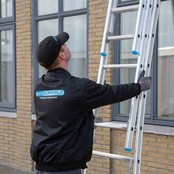 Eurostairs Reform ladder driedelig uitgebogen 3x7 sporten