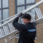 Eurostairs Reform ladder driedelig uitgebogen 3x9 sporten