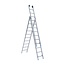 Eurostairs Eurostairs Reform ladder driedelig recht 3x8 sporten