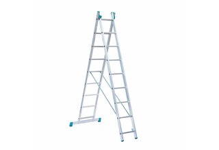 Eurostairs home reform ladder dubbel recht 2x9 sporten