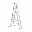 Eurostairs Eurostairs home reform ladder dubbel recht 2x11 sporten