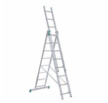 Eurostairs home reform ladder driedelig recht 3x8 sporten