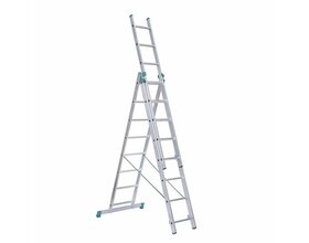 Eurostairs home reform ladder driedelig recht 3x8 sporten