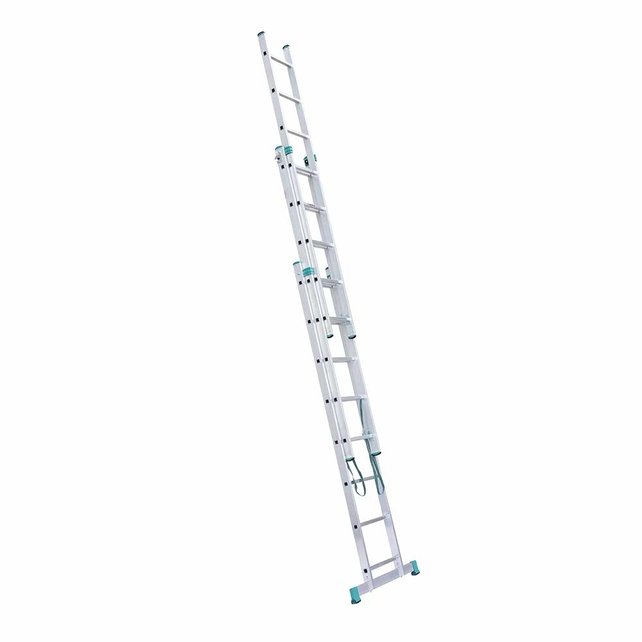 Eurostairs home reform ladder driedelig recht 3x8 sporten