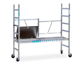 Kamersteiger compleet 75x190 3m werkhoogte platform met luik