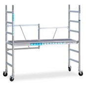 Kamersteiger compleet 75x190 3m werkhoogte platform met luik