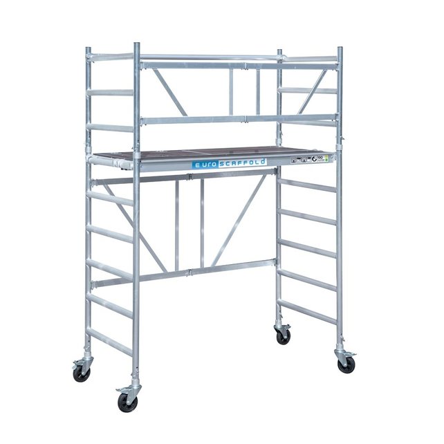 Kamersteiger 90x190 4m werkhoogte + platform 30 cm