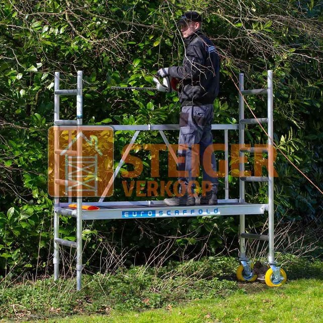 Kamersteiger 75x190 3m inclusief tuinsteigerwielen Kamersteiger 75x190 3m inclusief tuinsteigerwielen