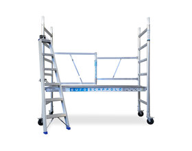 Kamersteiger Compleet 75x190x3m werkhoogte inclusief opstaptrap