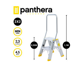 Panthera Dubbele trap 2x2 treden
