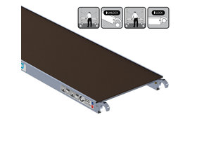 Rolsteiger platform 250 cm zonder luik