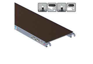 Rolsteiger platform 250 cm zonder luik