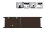 Rolsteiger platform 190 cm met luik