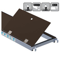 Rolsteiger platform 250 cm met luik