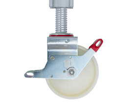 Steigerwiel nylon + aluminium spindel