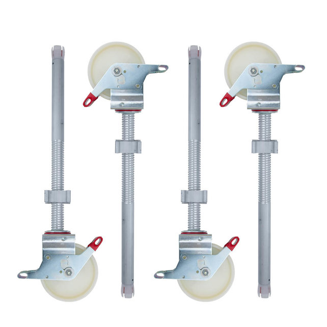 Steigerwiel nylon + aluminium spindel