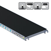 Rolsteiger platform zonder luik 190 cm carbon vloer (lichtgewicht) Rolsteiger platform zonder luik 190 cm carbon vloer (lichtgewicht)