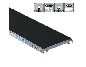 Rolsteiger platform zonder luik 190 cm carbon vloer (lichtgewicht)