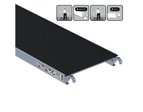 Rolsteiger platform zonder luik 250 cm carbon vloer (lichtgewicht)