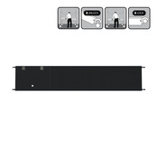 Rolsteiger platform met luik 305 cm carbon vloer (lichtgewicht)