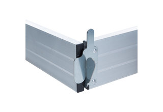 Kantplankset aluminium 190x135 cm