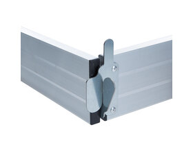 Kantplankset aluminium 250x135 cm