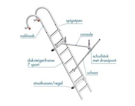 Nokhaak voor dak- / schoorsteensteiger