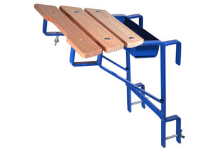 Ladder muurafhouder blauw (sport 40 mm)