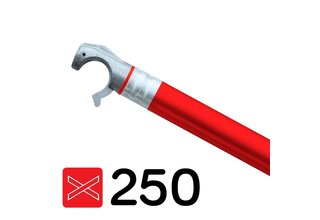 Rolsteiger diagonaal schoor 250 cm rood