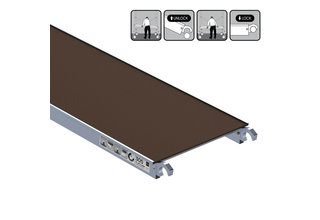 Rolsteiger platform 305 cm zonder luik