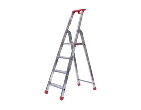 Alu-Top Semi-professionele trap enkel 1x4 treden inclusief platform