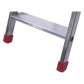 Semi-professionele trap enkel 1x5 treden inclusief platform