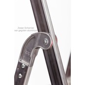 Semi-professionele trap enkel 1x7 treden inclusief platform