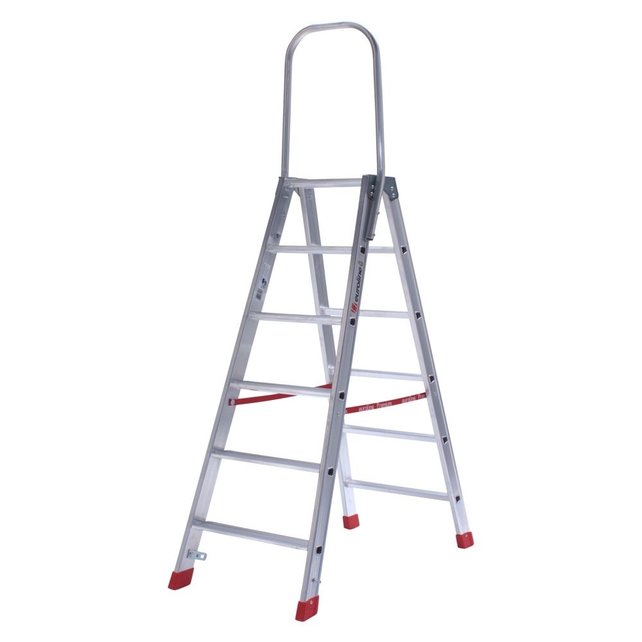 Trap dubbel 2x6 treden