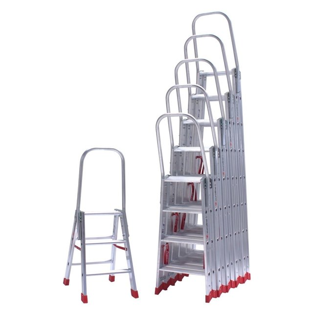 Trap dubbel 2x6 treden