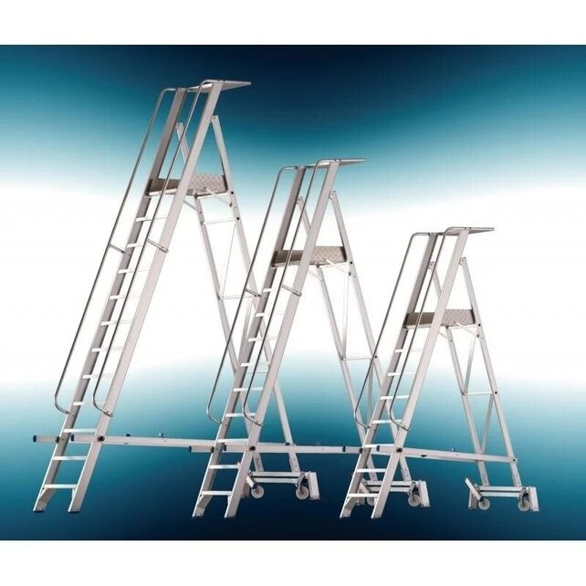 Plooibaar Mobiel Platform Type PMP06 1x6 treden