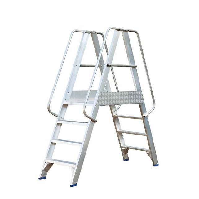 Mobiel Platform dubbele toegang 2x4 treden Mobiel Platform dubbele toegang 2x4 treden