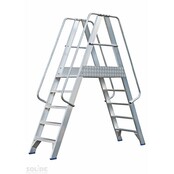 Mobiel Platform dubbele toegang 2x5 treden Mobiel Platform dubbele toegang 2x5 treden