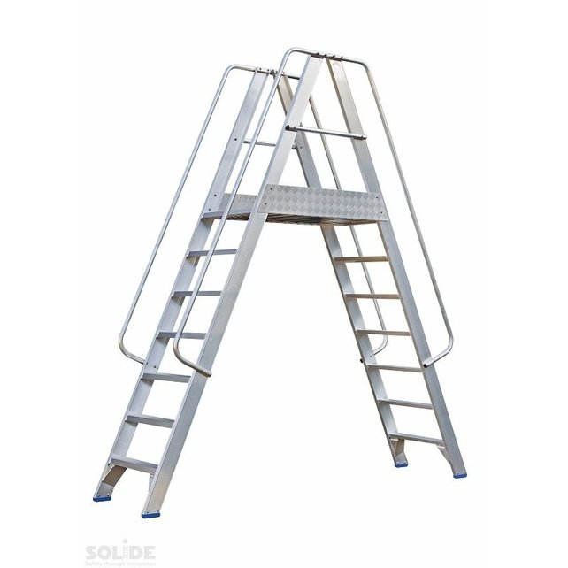 Mobiel Platform dubbele toegang 2x7 treden Mobiel Platform dubbele toegang 2x7 treden