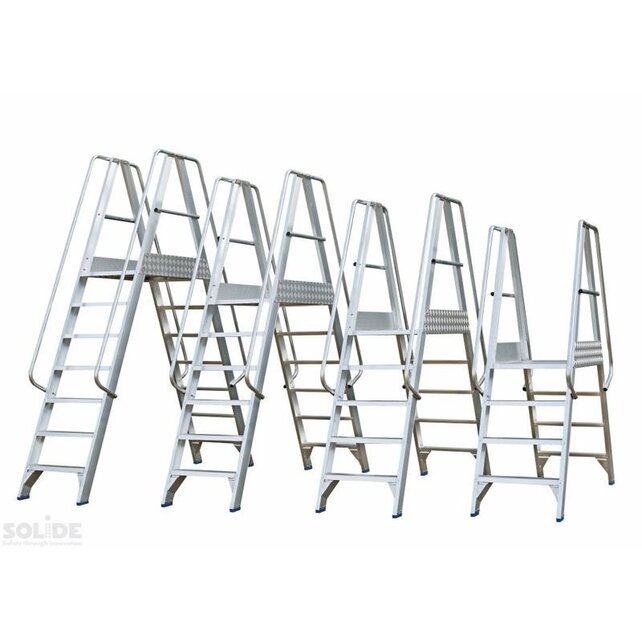 Mobiel Platform dubbele toegang 2x7 treden Mobiel Platform dubbele toegang 2x7 treden