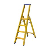 Bordestrap glasvezelversterkt enkel 1x4 treden inclusief platform