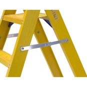 Bordestrap glasvezelversterkt enkel 1x5 treden inclusief platform