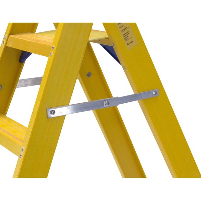 Bordestrap glasvezelversterkt enkel 1x5 treden inclusief platform