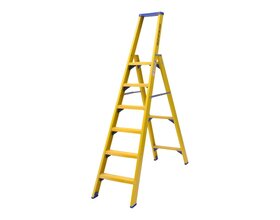 Staltor Bordestrap glasvezelversterkt enkel 1x6 treden inclusief platform