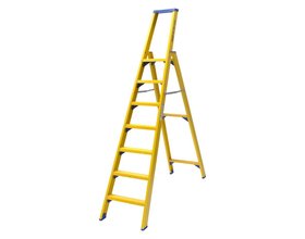 Staltor Bordestrap glasvezelversterkt enkel 1x7 treden inclusief platform