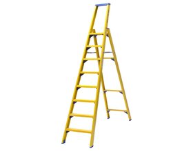 Staltor Bordestrap glasvezelversterkt enkel 1x8 treden inclusief platform