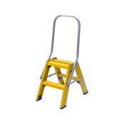 Trap glasvezelversterkt Type DT dubbel 2x2 treden inclusief platform + vaste beugel